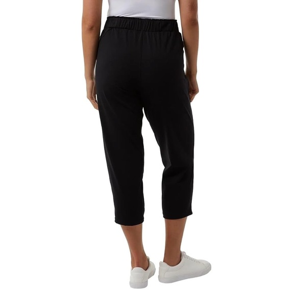 32 Degrees Black Lux Capri with Elastic Waistband - Picture 3 of 10
